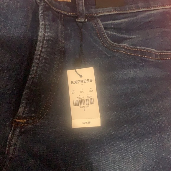 Jeans -Express.   Size 6.                     Inseam 26-27” - Picture 2 of 3